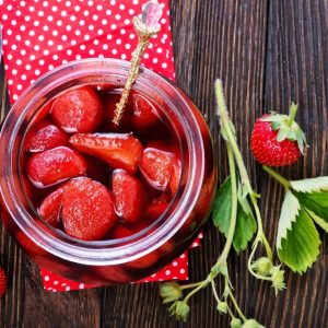 Doğal Çilek Reçeli 500 Gr (Şekersiz) - Görsel 2